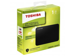 HDD External Toshiba 1TB Canvio Basics Black (нов)